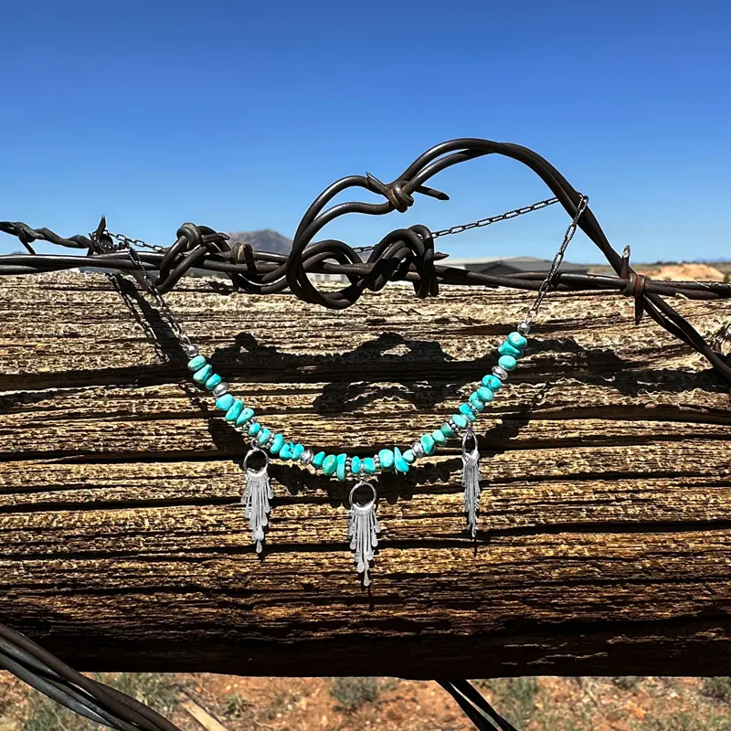 Sterling Silver Sunburst Tassel